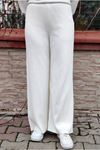 25K2160 - KREM - TRİKO PANTOLON