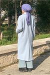 25K5216 - MAVİ - TAM BOY KAŞE KABAN
