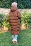 25K6051 - KAHVE - OVERSIZE ŞİŞME MONT