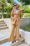 25K3307 - CAMEL - POLİNA CEKETLİ TAKIM
