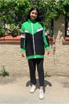 25K3058 - YEŞİL - CEKETİ RENKLİ İKİLİ TAKIM