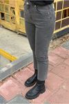 25K4633 - ANTRASİT - LİKRALI KOT PANTOLON