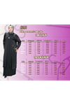 47205 Büyük Beden Pul Payetli -Sandy Elbise - Siyah