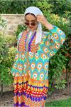 25Y3541 - MİNT - BEGONVİL VİSKON ELBİSE
