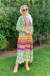 25Y3541 - MİNT - BEGONVİL VİSKON ELBİSE