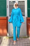 25Y3241 - TURKUAZ - VALERİE GOFRE TAKIM