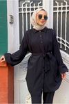 25Y3241 - SİYAH - VALERİE GOFRE TAKIM 