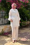25Y3263 - EKRU - ELRAY JANJAN BROŞLU TAKIM 
