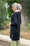 25Y4328 - SİYAH - DÜŞÜKKOL TUNİK