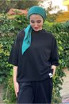 25Y7004 - SİYAH - ARA BOY BASIC TSHIRT