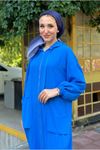 25Y5157 - MAVİ - TAM BOY FERMUARLI KAP