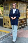25Y7210 - LACİVERT - FERMUARLI CEKET