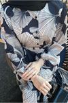 25Y7460 - DESENLİ - MERWİSH  YAZ ELBİSE