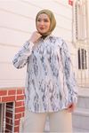 25Y7565 - BEJ -  DESENLİ GÖMLEKLİ TAKIM