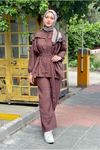 25Y7555 - AÇIK KAHVE - ROBALI KEMERLİ TAKIM