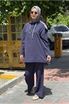25Y7545 - LACİVERT - PUANE KAPİŞONLU İKİLİ TAKIM