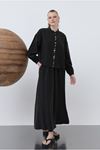 25Y7550 - SİYAH - DENİZ TAŞLI ETELİ TAKIM