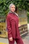 25Y7535 - BORDO - GÖMLEKLİ İKİLİ TAKIM
