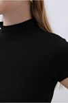 25Y7605 - SİYAH - KISA KOL BODY