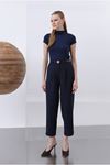 25Y7605 - LACİVERT - KISA KOL BODY