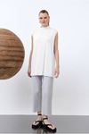25Y7606 - EKRU -  İNCE PENYE SIFIT KOL İÇLİK