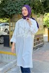 25Y7212 - EKRU - CEPLİ FERMUARLI KAP
