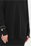 26K4460 - SİYAH  - MERSERİZE BASIC TUNİK