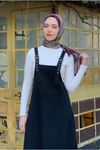 26K9214 - SİYAH - YAN CEPLİ KOT JİLE