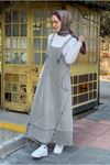 26K9214 - ANTRASİT - YAN CEPLİ KOT JİLE 