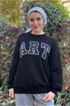 26K4443 - SİYAH - ART ÜÇİPLİK SWEAT