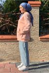 26K4433 - PUDRA - KANGURU CEP ÜÇİPLİK SWEAT
