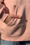 26K4433 - PUDRA - KANGURU CEP ÜÇİPLİK SWEAT