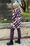 26K4164 - MOR - PULLU SCUBA TUNİK 