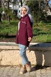 26K5098 - MÜRDÜM - CEPLERİ DALGA TAŞLI GABARDİN CEKET 