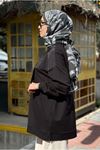 26Y7056 - SİYAH - FERMUARLI CEP DETAY TUNİK 