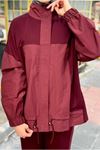 26Y6675 - BORDO - GARNİ DETAYLI BAĞCIKLI TAKIM