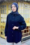 26Y6510 - LACİVERT - TAŞLI MODAL GÖMLEK