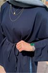 26Y6530 - LACİVERT - DİKİŞ DETAYLI YIRTMAÇLI SWEAT