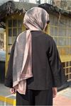 26Y7234 - SİYAH - NAKIŞLI V YAKA CEKET