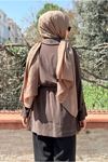 26Y7236 - KAHVE - YAZ FERMUARLI TRENCH