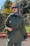26Y6575 - HAKİ -  LYOCEL GÖMLEK