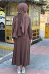 26Y6622 - KAHVE - CEPLİ ETEKLİ TAKIM