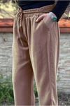 26Y7308 - AÇIK KAHVE - TENCEL İPLİ PANTOLON