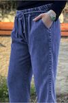 26Y7308 - MAVİ - TENCEL İPLİ PANTOLON