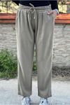 26Y7308 - VİZON - TENCEL İPLİ PANTOLON 