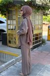 26Y6648 - VİZON -  V DETAY ŞIK TAKIM