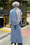 26Y6636 - İNDİGO  - BASİC BAMBU TAKIM