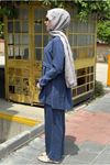 26Y6664 - İNDİGO - TUNİK PANTOLON TAKIM