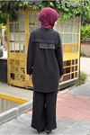 26Y6664 - SİYAH -TUNİK PANTOLON TAKIM 