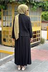 26Y6662 - SİYAH - TUNİK ETEK TAKIM
